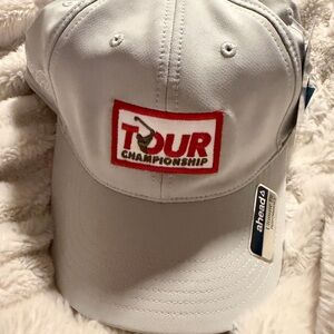 PGA TOUR Championship Gray Mid-fit Adjustable Hat by Ahead Coca-Cola Sponsor New